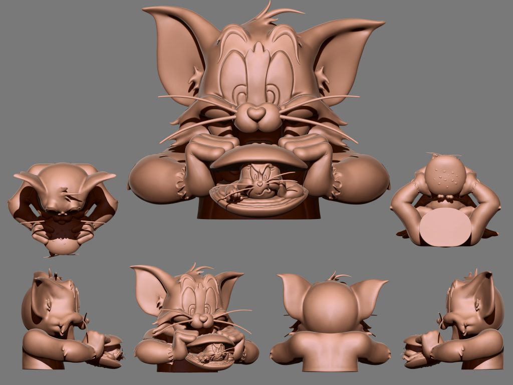 《猫和老鼠Tom and Jerry》三维建模案例