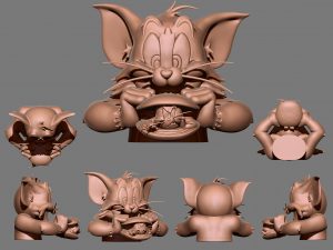 《猫和老鼠Tom and Jerry》三维建模案例