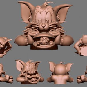《猫和老鼠Tom and Jerry》三维建模案例