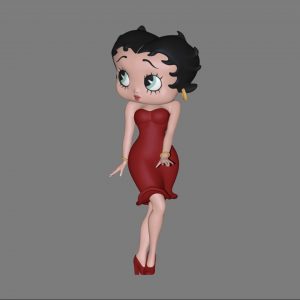 Betty （动画角色）三维建模