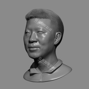 ZBrush写实人物头像三维建模贴图