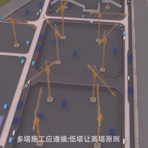 中建二局|吊塔分布三维动画演示