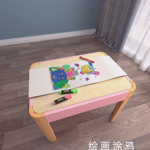 儿童多功能学习积木桌|三维动画制作