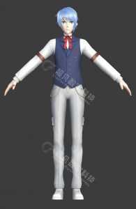 二次元风格|角色三维建模案例