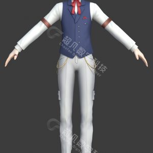 二次元风格|角色三维建模案例